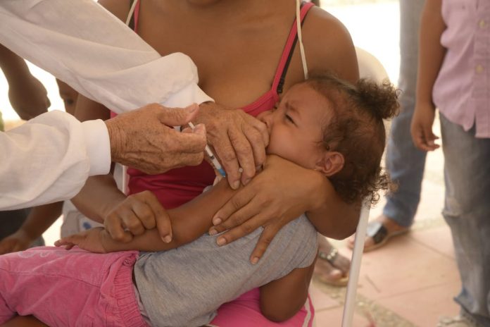 vacunacion en Bayunca