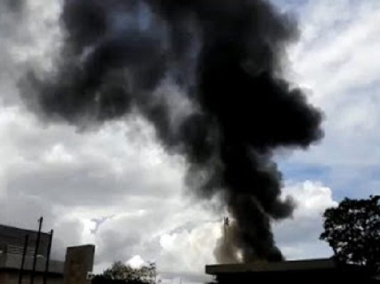 Se presentaron dos explosiones en la zona industrial de Cartagena explosión zona industrial de cartagena de indias