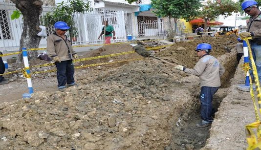 Acuacar inicio construcción de colectores de alcantarillado en los barrios Amberes y San Francisco