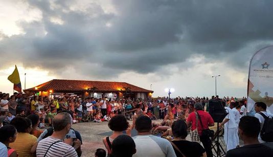 La herencia musical del legendario tamborero Batata vibro en las murallas de Cartagena
