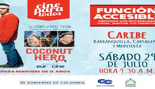 Cine Para Todos presentará la película ‘Coconut Hero’ el sábado 29 de julio