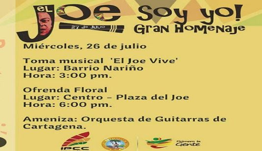 Así se homenajeara al gran Joe Arroyo