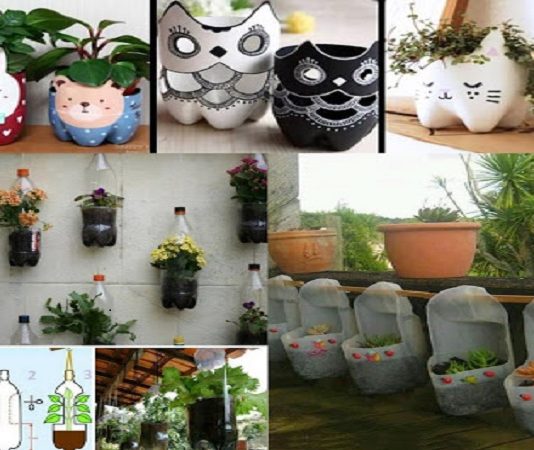 Cómo crear macetas (materas) con envases plásticos Como crear macetas con botellas de plastico usadas