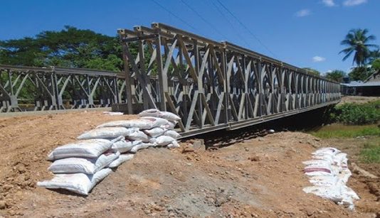 Avanza instalación del puente metálico que conectará a San Pablo con Simití en el Bolívar