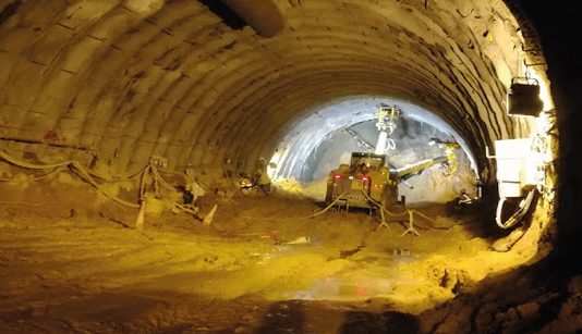 A buen ritmo avanzan las obras de construcción del túnel 8 en la Ruta del Sol sector 1