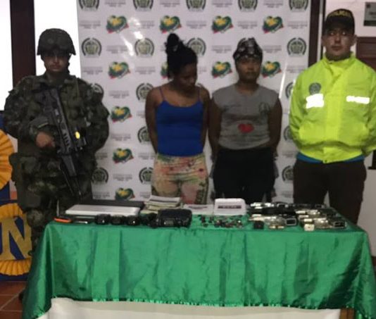 Fueron Capturadas dos mujeres integrantes del ELN en el sur de Bolívar