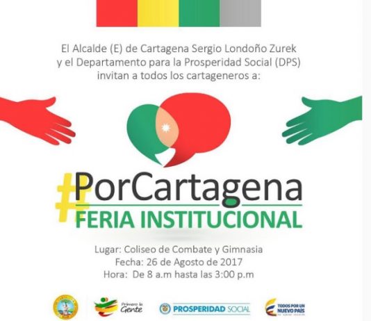 Programan primera edición “Por Cartagena Feria Institucional”