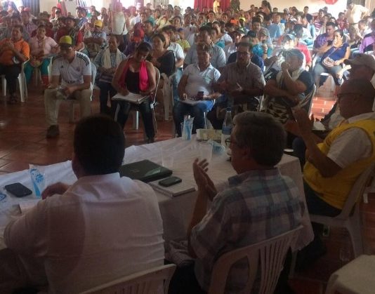 Bolívar consolida firma de Acuerdo Colectivo de Sustitución de Cultivos Ilícitos