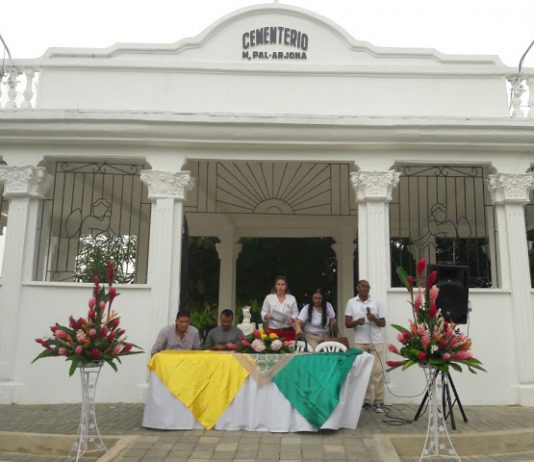 Alcaldía de Arjona inaugura obra de reconstrucción del Cementerio municipal