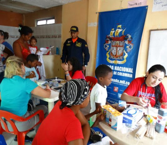 Armada Nacional realizó jornada de apoyo al desarrollo en Santa Cruz del Islote y Coveñas