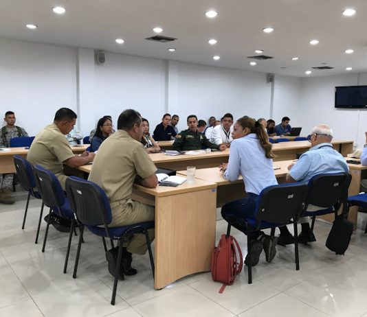 Armada Nacional lidero el comite de proteccion y seguridad de la zona industrial de Mamonal