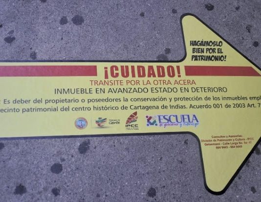 Inician campaña de señalización de inmuebles en deterioro en Centro Histórico