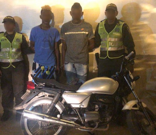 Tres delincuentes capturados en flagrancia mientras hurtaban a sus victimas