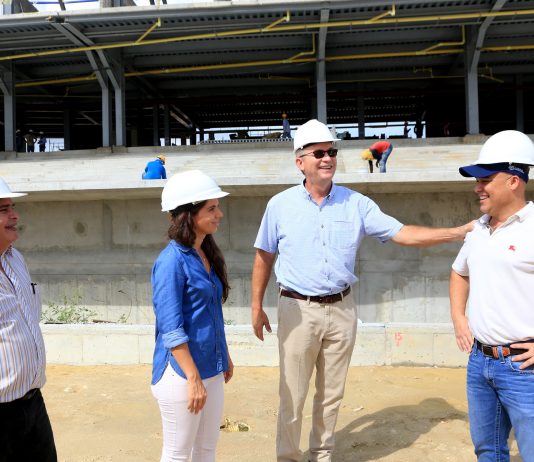De cara los juegos Centro Americanos y del caribe la construcción del estadio Edgar Renteria avanza a buen ritmo