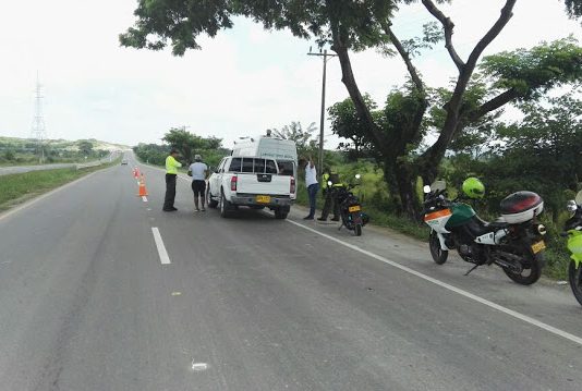 Policía desplegó operativo en vías de Cartagena para garantizar seguridad de los viajeros
