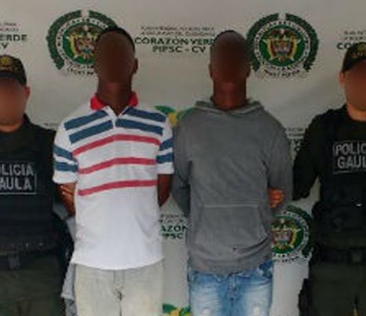 Capturan y envían a cárcel a dos hombres en Cartagena por extorsión