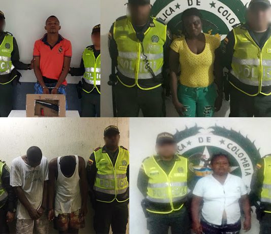 7 capturas, cuatro de ellas en flagrancia, dejan como resultado el plan de intervención contra el hurto, en Cartagena