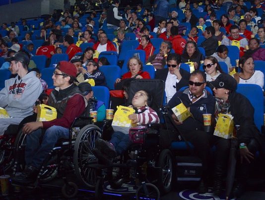Nueva función de cine para personas con discapacidad en Cartagena