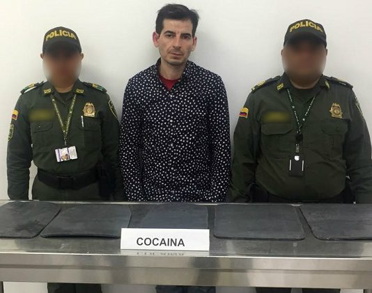 Turista Argentino es capturado en aeropuerto de Cartagena con 5 Kilos de cocaína