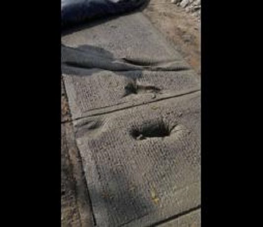 Desadaptados están destruyendo las obras de pavimentación de Turbaco, Bolívar
