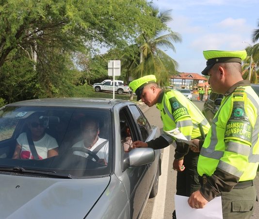 Se incrementan controles de seguridad vial en carreteras que conducen a Cartagena, departamento de Bolívar y atlántico