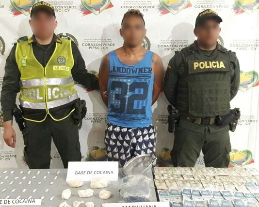 Policía de Cartagena capturo a alias “Pacheche” con 850 dosis de estupefacientes