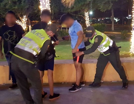 Así fueron los operativos realizados por la policía de Cartagena para garantizar la seguridad durante estas festividades
