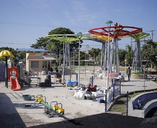Parque de La Felicidad, en el barrio Huellas Alberto Uribe, una realidad que abre sus puertas en Navidad