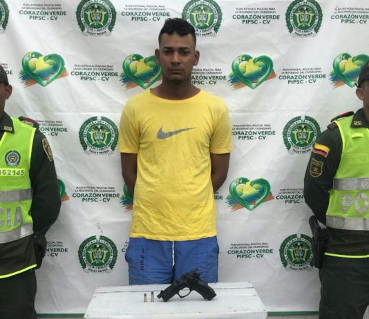 Capturan a alias “El Negro” por porte de armas en Arjona