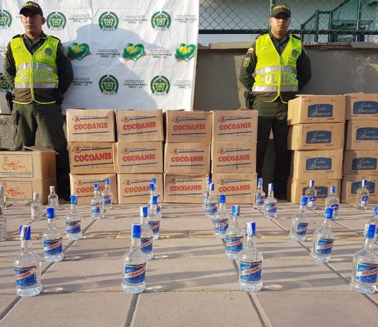 Incautan 1.400 botellas de licor en Arjona que no cumplían requisitos para comercializarse