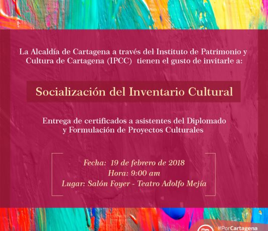 IPCC invita a participar en socialización de inventario cultural este 19 de Febrero