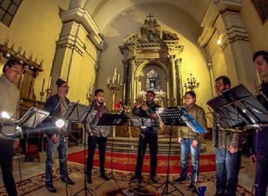 La Schola Gregoriana de Bogotá en concierto en la Cooperación Española de Cartagena
