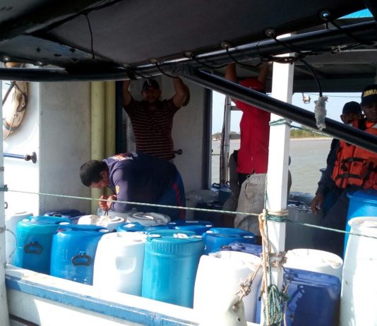 Armada nacional incauta más de 1300 galones de combustible en el Atlántico