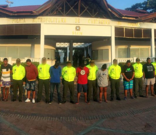 Desarticulada estructura criminal dedicada al hurto en Cartagena, diez capturados