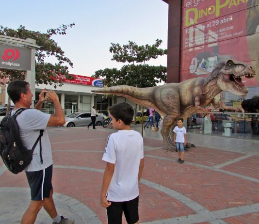 Los dinosaurios se toman el Mall Plaza esta semana santa de Cartagena