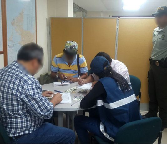 Policía de Cartagena realizo operativos contra personas dedicadas al cambio ilegal de divisas
