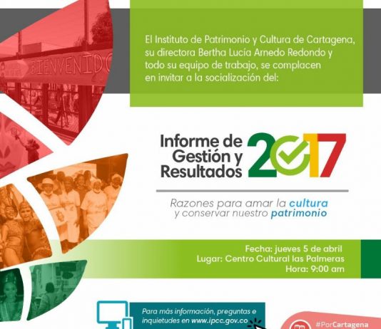 IPCC invita a la Rendición de Cuentas de los resultados del plan de acción 2017