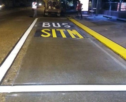 Avanza proceso de instalación de señalética en Transcaribe