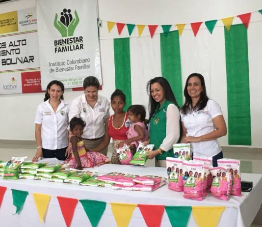 ICBF lleva Bienestarina a los habitantes de Arjona, Bolívar