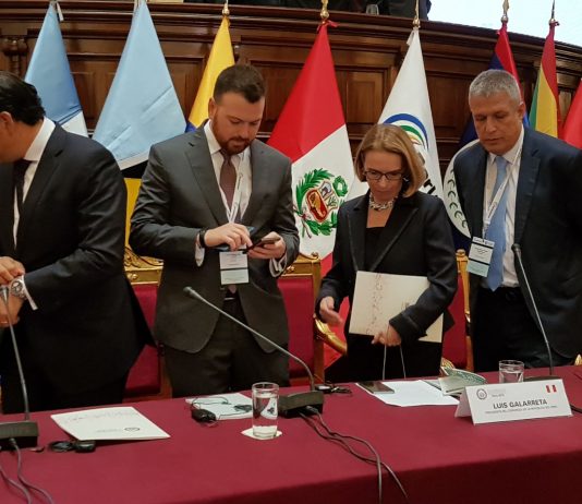 Andres Garcia Zuccardi presente en Parlamericas en representación de Colombia
