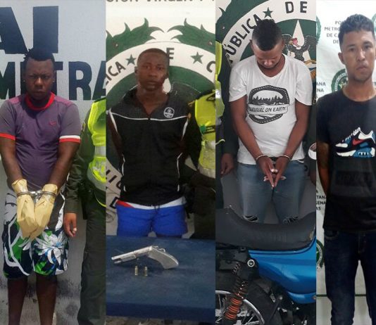 Siete capturados en Cartagena por distintos delitos, tres de ellos son acusados de homicidio