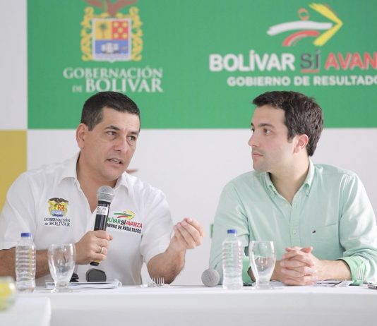 Gobernador de Bolívar, realiza mesa de trabajo con director de la ANI y alcaldes de Bolívar y Sucre