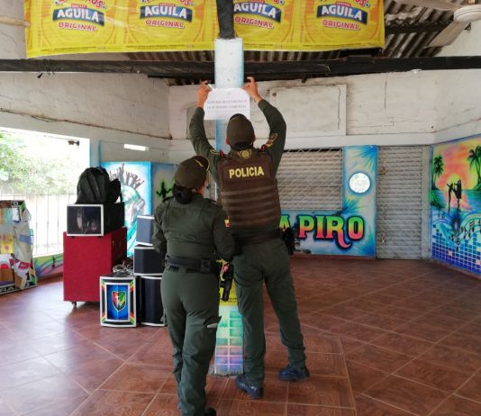 Cierran de forma definitiva establecimiento en Arjona por violar Código de Policía