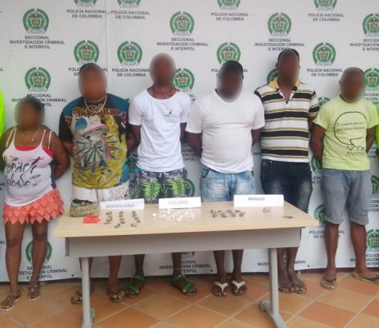 19 Capturados en Cartagena, Bayunca y Clemencia por Trafico de estupefacientes