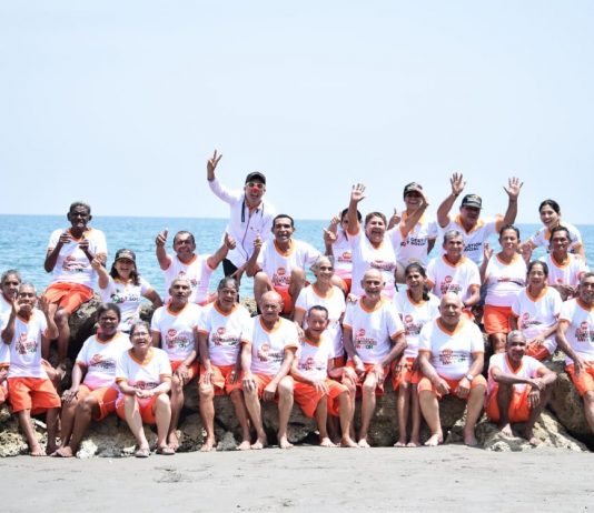 30 Adultos mayores de los Montes de María conocieron por primera vez el Mar