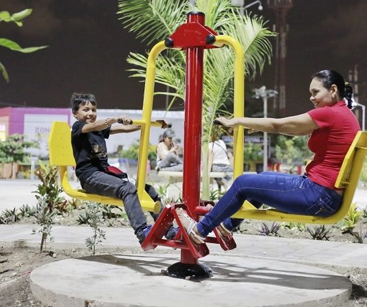 Edurbe realizo entrega de parque biosaludable la unión Edurbe entrega parque biosaludable la unión