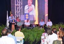 Inauguran Nueva Unidad de Reacción inmediata en el barrio Canapote de Cartagena Fiscal Nestor Humberto Martinez durante inauguración de la nueva URI en el barrio canapote de Cartagena