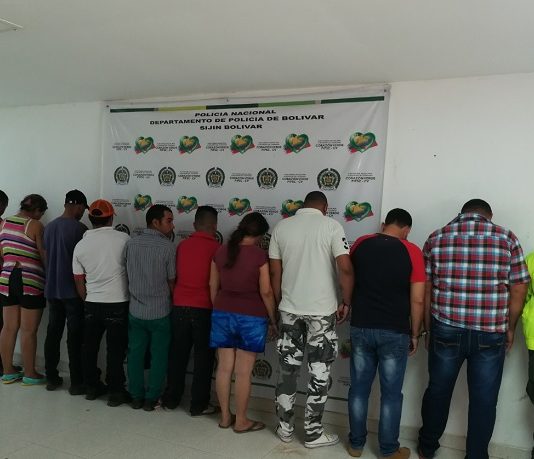 Caen doce integrantes del “clan del golfo” en el Sur de Bolívar Miembros de Clan del Golfo capturados Sur de Bolívar