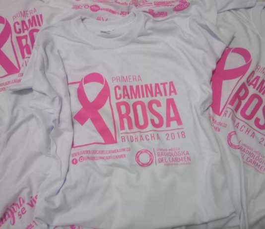 Caminata rosa riohacha 2018 cancer de mama