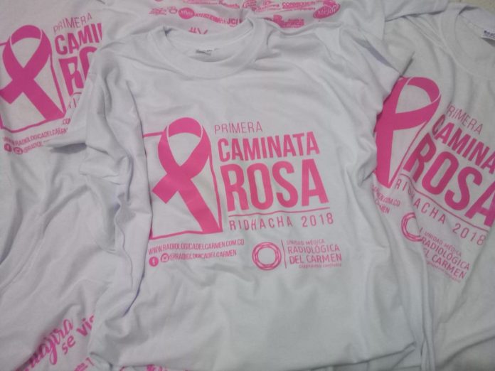 Caminata rosa riohacha 2018 cancer de mama
